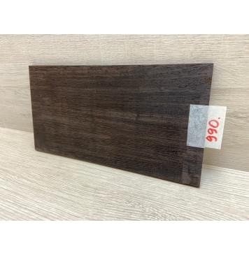 Венге заготовка накладки на головку грифа Радиал ААА 6х137х250 мм-6