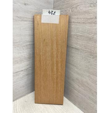 Махагон Кая заготовка накладки на головку грифа Радиал ААА 7х92х260 мм-2