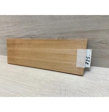 Махагон Кая заготовка накладки на головку грифа Радиал ААА 7х92х270 мм-6