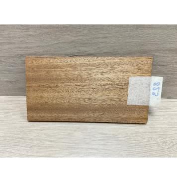 Махагон Кая заготовка накладки на головку грифа Радиал ААА 7х108х200 мм-5