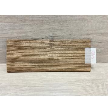 Зебрано заготовка накладки на головку грифа Радиал ААА 5х95х250 мм-2