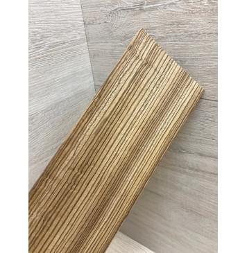 Зебрано заготовка накладки на головку грифа Радиал ААА 4х95х250 мм-3