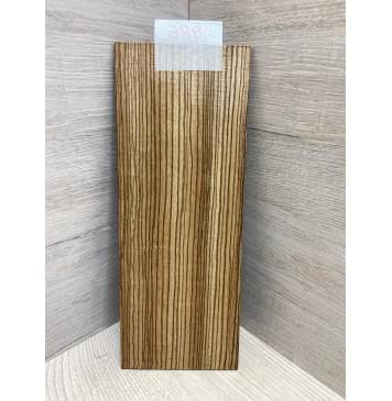 Зебрано заготовка накладки на головку грифа Радиал ААА 4х95х250 мм-5