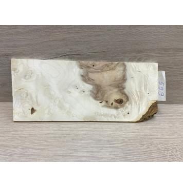 Клён Американский Каповый заготовка накладки на головку грифа Смешанный АА 4х95х220 мм-0