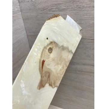 Клён Американский Каповый заготовка накладки на головку грифа Смешанный АА 4х95х220 мм-6