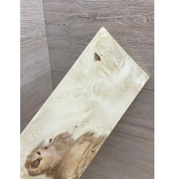 Клён Американский Каповый заготовка накладки на головку грифа Смешанный АА 4х95х220 мм-4