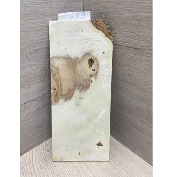 Клён Американский Каповый заготовка накладки на головку грифа Смешанный АА 4х95х220 мм-1