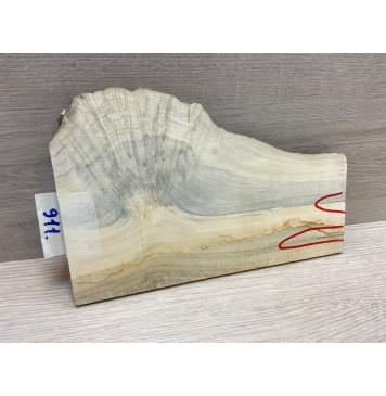 Клён Американский Каповый заготовка накладки на головку грифа Смешанный ААА 6.5х90-140х230 мм-8