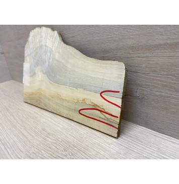 Клён Американский Каповый заготовка накладки на головку грифа Смешанный ААА 6.5х90-140х230 мм-7