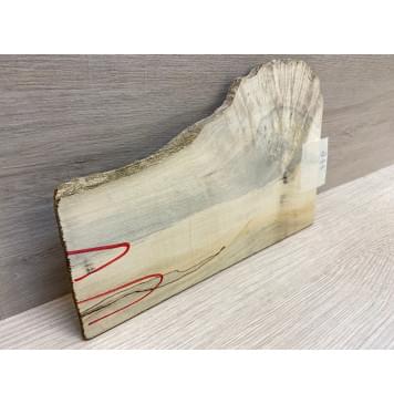 Клён Американский Каповый заготовка накладки на головку грифа Смешанный ААА 6.5х90-140х230 мм-5