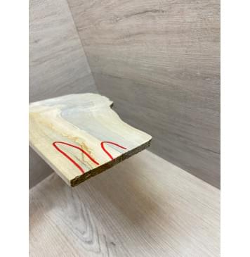 Клён Американский Каповый заготовка накладки на головку грифа Смешанный ААА 6.5х90-140х230 мм-3