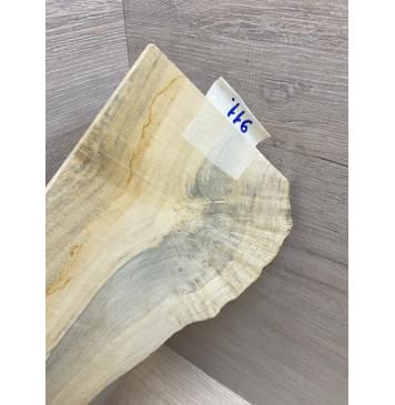 Клён Американский Каповый заготовка накладки на головку грифа Смешанный ААА 6.5х90-140х230 мм-2