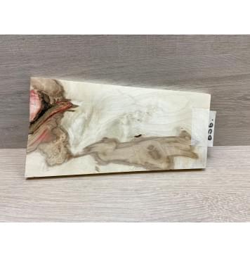 Клён Американский Каповый заготовка накладки на головку грифа Смешанный ААА 8х95-125х220 мм-0