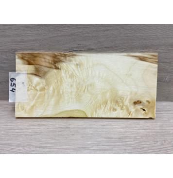 Клён Американский Каповый заготовка накладки на головку грифа Смешанный ААА 5х98х210 мм-4