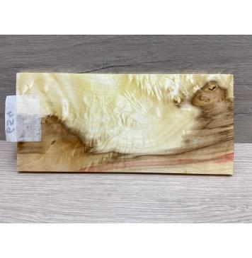 Клён Американский Каповый заготовка накладки на головку грифа Смешанный ААА 5х98х210 мм-3