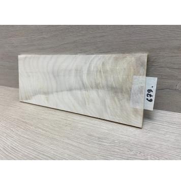 Клён Чёрный Явор, Волнистый заготовка накладки на головку грифа Тангент ААА Волна АА 6х104х260 мм-5