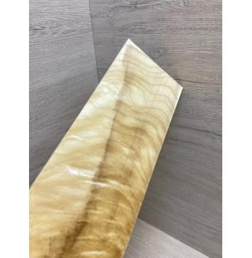 Клён Чёрный Явор, Волнистый заготовка накладки на головку грифа Тангент ААА Волна АА 6х104х260 мм-0