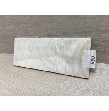 Клён Чёрный Явор, Волнистый заготовка накладки на головку грифа Тангент ААА Волна АА 8х104х260 мм-5