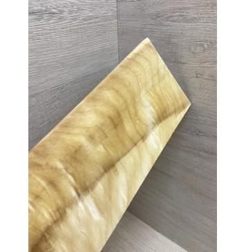 Клён Чёрный Явор, Волнистый заготовка накладки на головку грифа Тангент ААА Волна АА 8х104х260 мм-1