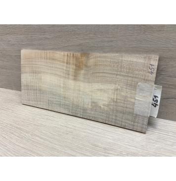 Клён Американский Волнистый заготовка накладки на головку грифа Радиал АА Волна ААА 5х113х240 мм-6