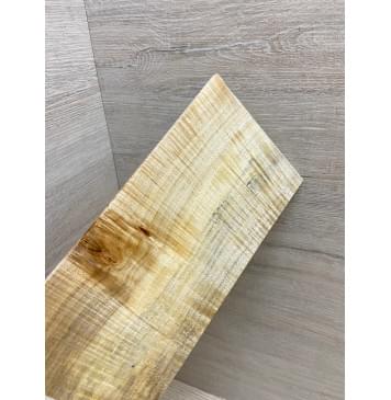 Клён Американский Волнистый заготовка накладки на головку грифа Радиал АА Волна ААА 5х113х240 мм-0