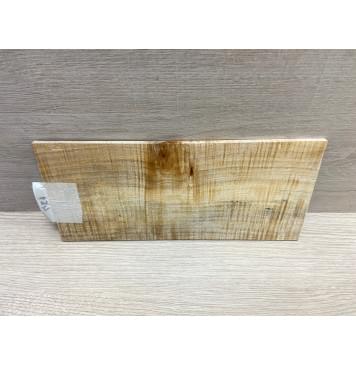 Клён Американский Волнистый заготовка накладки на головку грифа Радиал АА Волна ААА 5х113х240 мм-1