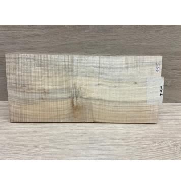 Клён Американский Волнистый заготовка накладки на головку грифа Радиал АА Волна ААА 5х113х240 мм-8