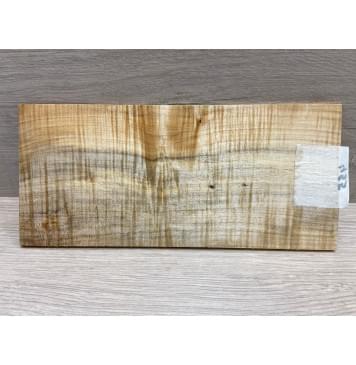 Клён Американский Волнистый заготовка накладки на головку грифа Радиал АА Волна ААА 5х113х240 мм-4