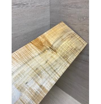 Клён Американский Волнистый заготовка накладки на головку грифа Радиал АА Волна ААА 5х113х240 мм-1