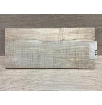 Клён Американский Волнистый заготовка накладки на головку грифа Радиал АА Волна ААА 4х113х240 мм-3