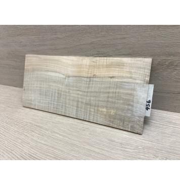 Клён Американский Волнистый заготовка накладки на головку грифа Радиал АА Волна ААА 4х113х240 мм-8