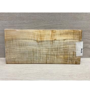 Клён Американский Волнистый заготовка накладки на головку грифа Радиал АА Волна ААА 4х113х240 мм-0