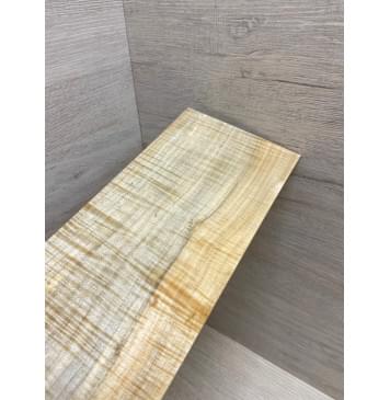 Клён Американский Волнистый заготовка накладки на головку грифа Радиал АА Волна ААА 4х113х240 мм-4