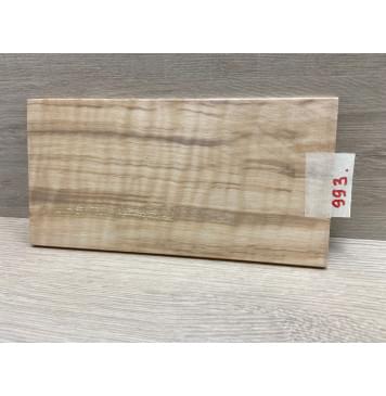 Ольха Волнистая заготовка накладки на головку грифа Смешанный ААА Волна АА 7.5х124х235 мм-4