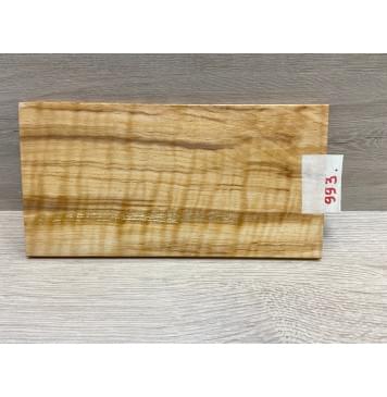 Ольха Волнистая заготовка накладки на головку грифа Смешанный ААА Волна АА 7.5х124х235 мм-0