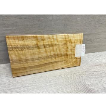 Ольха Волнистая заготовка накладки на головку грифа Смешанный ААА Волна АА 7.5х124х235 мм-9