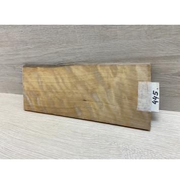 Берёза Пламенная Печеная 180гр заготовка накладки на головку грифа Радиал АА Волна ААА 7х95-105х255 мм-2