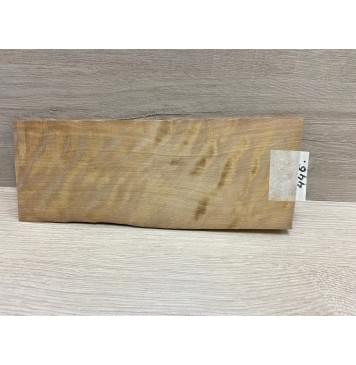 Берёза Пламенная Печеная 180гр заготовка накладки на головку грифа Радиал АА Волна ААА 5х95-105х255 мм-0