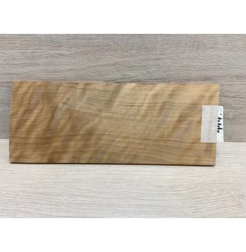 Берёза Пламенная Печеная 180гр заготовка накладки на головку грифа Радиал АА Волна ААА 5х105х255 мм-0