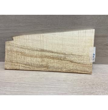 Клён Американский Spalted Волнистый заготовка накладки на головку грифа Смешанный АА Волна ААА 7х85-128х260 мм-2