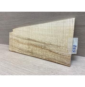 Клён Американский Spalted Волнистый заготовка накладки на головку грифа Смешанный АА Волна ААА 7х85-128х260 мм-9