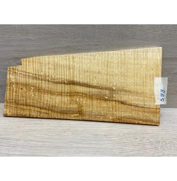 Клён Американский Spalted Волнистый заготовка накладки на головку грифа Смешанный АА Волна ААА 7х85-128х260 мм-7