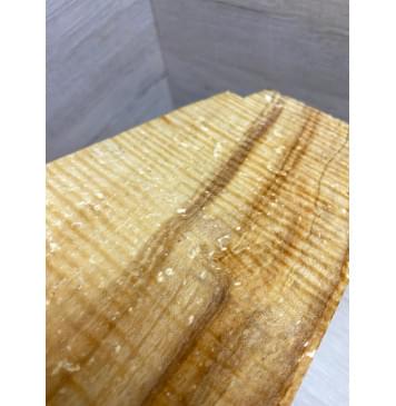 Клён Американский Spalted Волнистый заготовка накладки на головку грифа Смешанный АА Волна ААА 7х85-128х260 мм-1