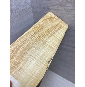 Клён Американский Spalted Волнистый заготовка накладки на головку грифа Смешанный ААА Волна ААА 7х85-110х230 мм-2