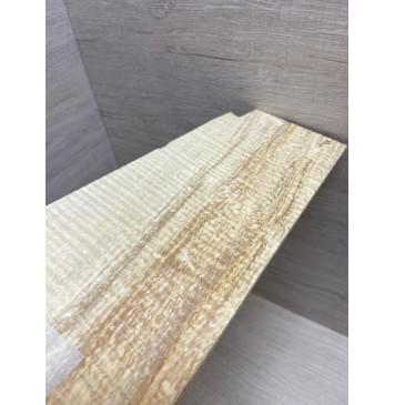 Клён Американский Spalted Волнистый заготовка накладки на головку грифа Смешанный ААА Волна ААА 7х128х260 мм-7