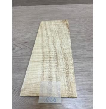 Клён Американский Spalted Волнистый заготовка накладки на головку грифа Смешанный ААА Волна ААА 7х100-120х235 мм-9