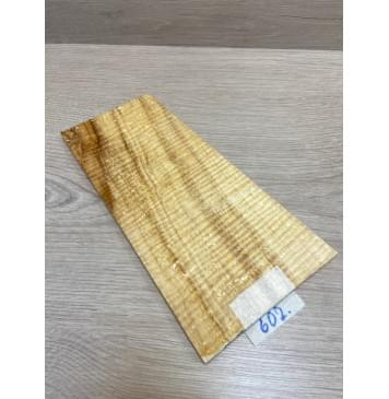 Клён Американский Spalted Волнистый заготовка накладки на головку грифа Смешанный ААА Волна ААА 7х100-120х235 мм-3