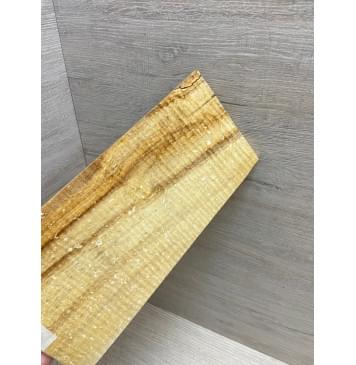 Клён Американский Spalted Волнистый заготовка накладки на головку грифа Смешанный ААА Волна ААА 7х95-125х230 мм-4