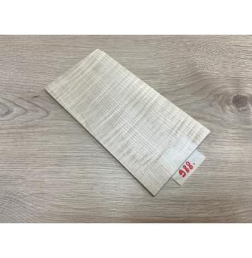 Клён Белый Явор, Волнистый заготовка накладки на головку грифа Радиал АА Волна ААА 7х107х200 мм-7