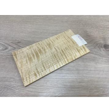 Клён Белый Явор, Волнистый заготовка накладки на головку грифа Радиал АА Волна ААА 7х107х200 мм-0